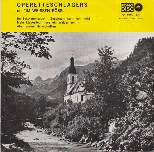 Das Grosse Wiener Symphonieorchester - Operetteschlagers Uit Im Weissen Rössl 33075 Vinyl Singles EP Vinyl Goed / Hoes Goed