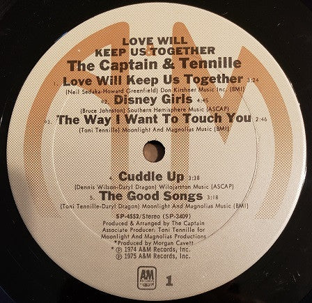 Captain & Tennille - Love Will Keep Us Together (LP) 46920
