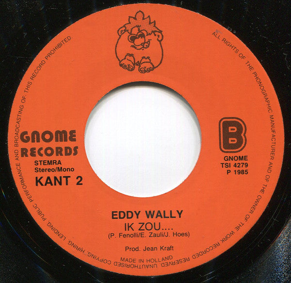 Eddy Wally - De Fluistertango Vinyl Singles Vinyl Zeer Goed / Hoesje Generic "VINYLSINGLES.NL"