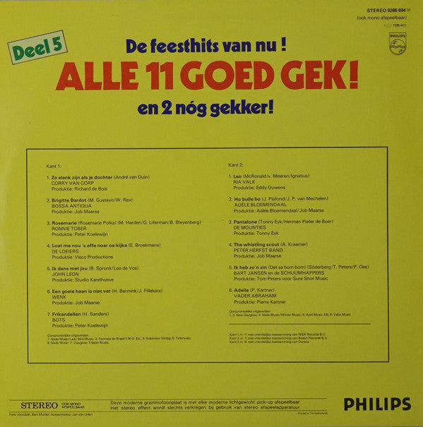 Various - All 11 Good Crazy! And 2 Even Crazier! Volume 5 (LP) 41061