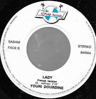 Youri Dourdine - Lady 16738 Vinyl Singles Vinyl Goed / Hoes Goed