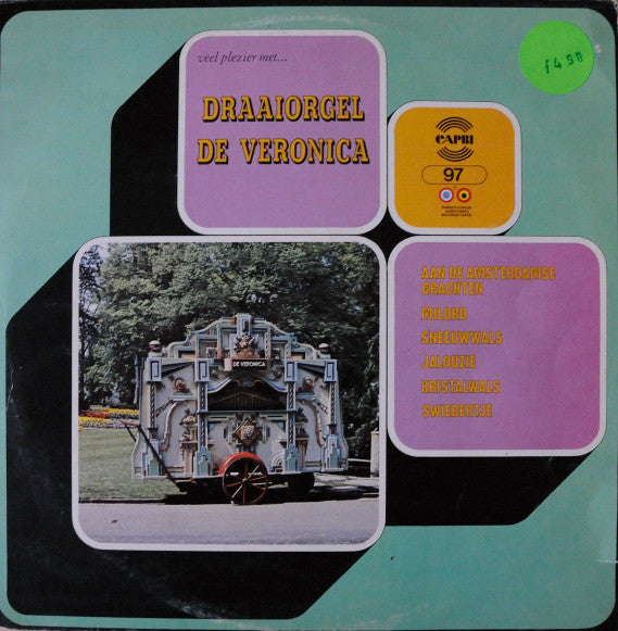 Draaiorgel De Veronica - Draaiorgel De Veronica (LP) Vinyl LP Vinyl Zeer Goed / Hoesje Goed "VINYLSINGLES.NL"