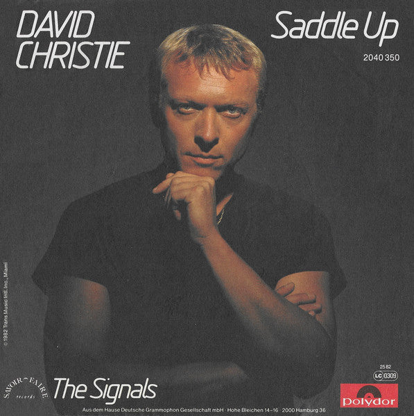 David Christie - Saddle Up Vinyl Singles Vinyl Zeer Goed / Hoesje Goed "VINYLSINGLES.NL"