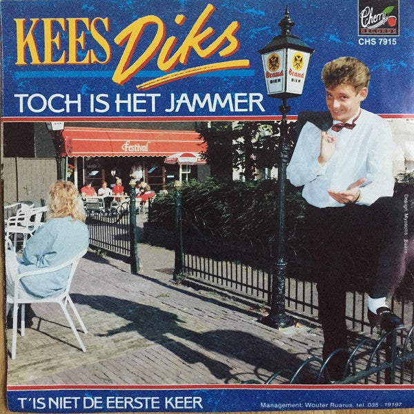 Kees Diks - Toch Is Het Jammer 02017 Vinyl Singles Vinyl Goed / Hoes Goed