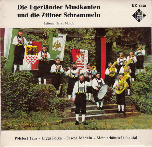 Ernst Mosch - Die Egerländer Musikanten Und Die Zittner Schrammeln Vinyl Singles EP Vinyl Goed / Hoes Goed