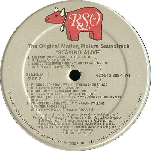 Various - Staying Alive (The Original Motion Picture Soundtrack) (LP) 51326 Vinyl LP Vinyl Goed / Hoes Goed
