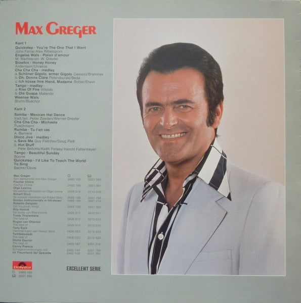 Max Greger - Een Dansavond Met (LP) 42659 Vinyl LP Vinyl Goed / Hoes Goed
