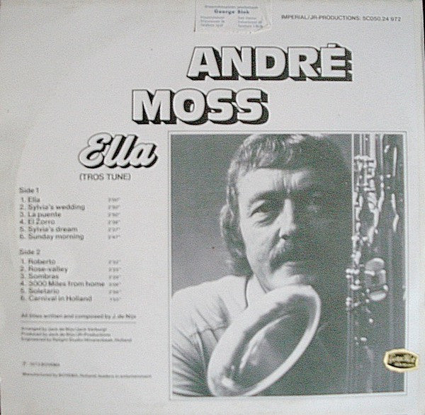 André Moss - Ella (LP) 40356 Vinyl LP Vinyl Goed / Hoes Goed