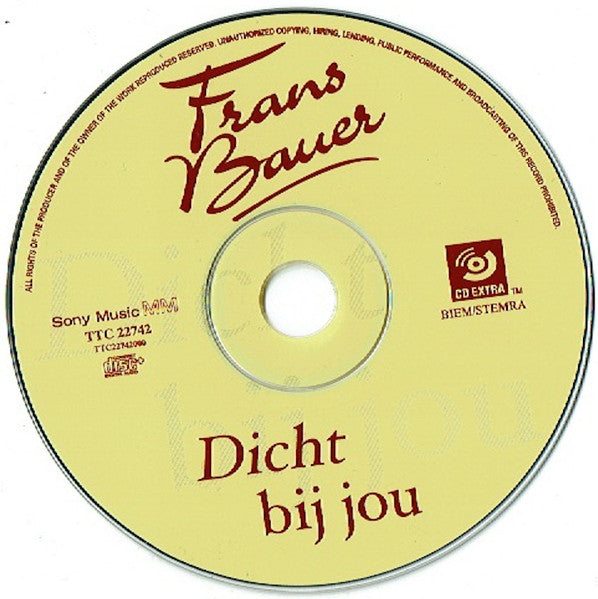 Frans Bauer - Dicht Bij Jou (CD) Compact Disc Vinyl Goed / Hoes Goed