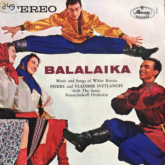 Pierre & Vladimir Svetlanoff with The Sania Poustylnikoff Orchestra - Balalaika 14116 Vinyl Singles EP Vinyl Goed / Hoes Goed