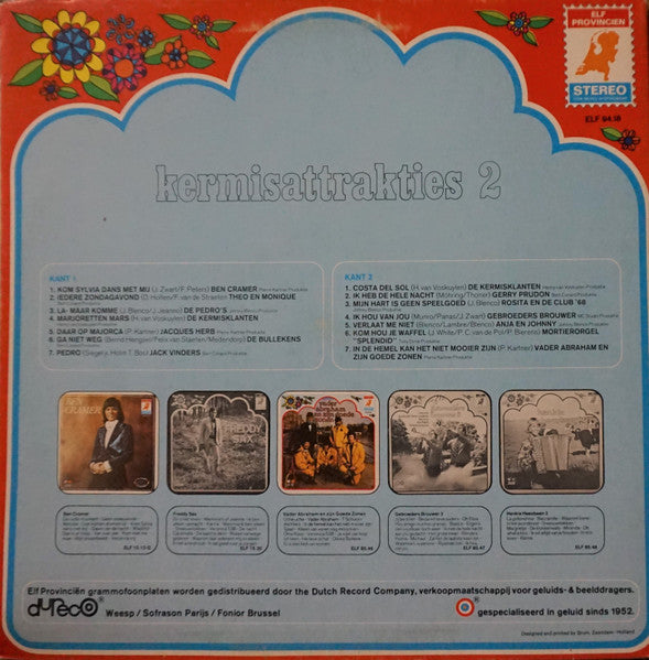 Various - Kermisattrakties 2 (LP) 49837 Vinyl LP Vinyl Goed / Hoes Goed