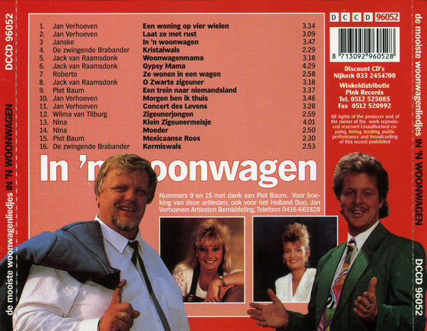 Various - In 'n Woonwagen 1 - De Mooiste Woonwagenliedjes (CD) Compact Disc Vinyl Goed / Hoes Goed
