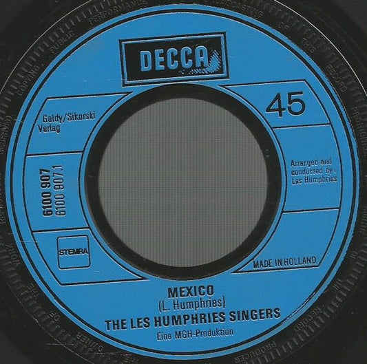 Les Humphries Singers - Mexico 39181 Vinyl Singles Vinyl Goed / Hoes Generic