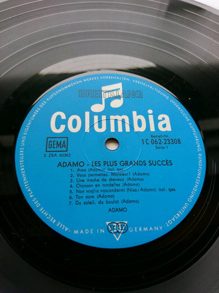 Adamo - Les Plus Grands Succès (LP) 48709