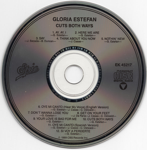 Gloria Estefan - Cuts Both Ways (CD) 70843 Compact Disc Goede Staat