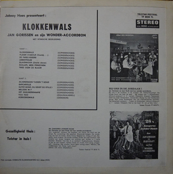Johnny Hoes Presenteert: Klokkenwals (LP) 46205 Vinyl LP Vinyl Goed / Hoes Goed