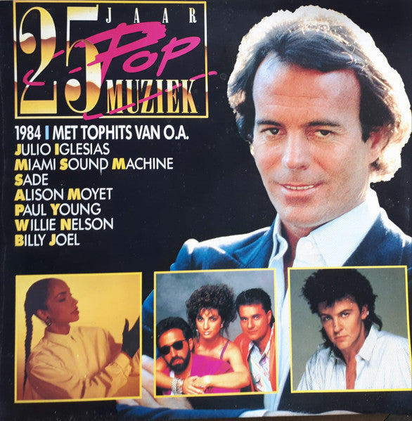 Various - 25 Jaar Popmuziek - 1984 (LP) 51443 Vinyl LP Dubbel Vinyl Goed / Hoes Goed