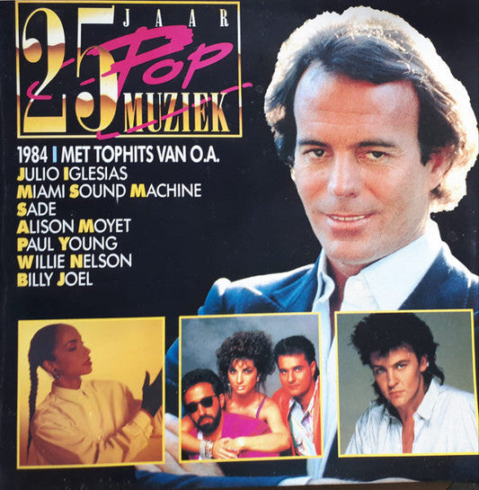 Various - 25 Jaar Popmuziek - 1984 (LP) 51443 Vinyl LP Dubbel Vinyl Goed / Hoes Goed