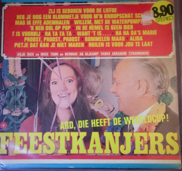 Various - Feestkanjers - Ard, Die Heeft De Wereldcup (LP) 41197 Vinyl LP Vinyl Goed / Hoes Goed