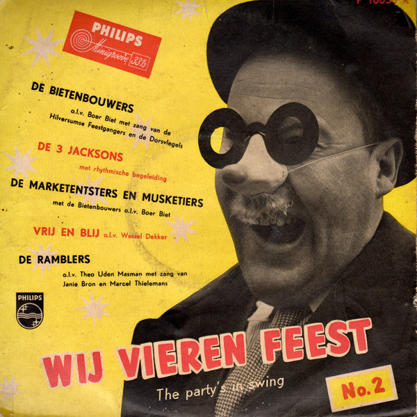 Various - Wij Vieren Feest No. 2 (10") 50533 Vinyl LP 10" Vinyl Goed / Hoes Goed