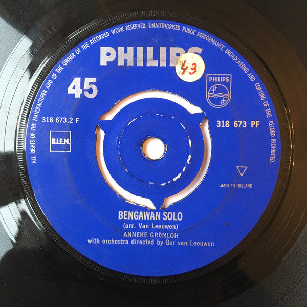 Anneke Grunloh - Boeroeng Kaka Vinyl Singles Vinyl Goed / Hoes Goed