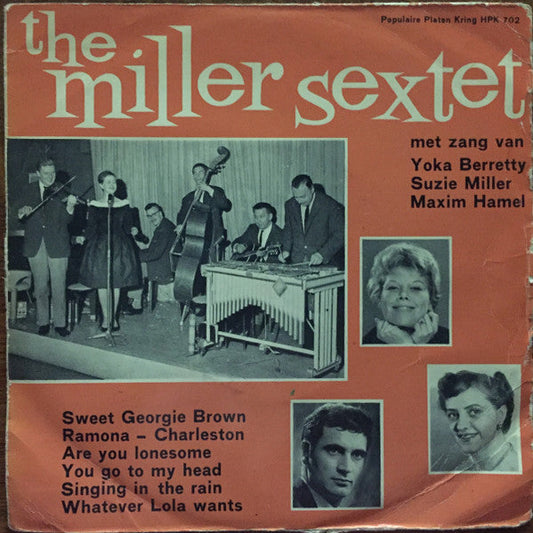 Miller Sextet Met Zang Van Suzy Möller - The Miller Sextet Met Zang Van Suzie Miller 32201 Vinyl Singles EP Vinyl Goed / Hoes Goed