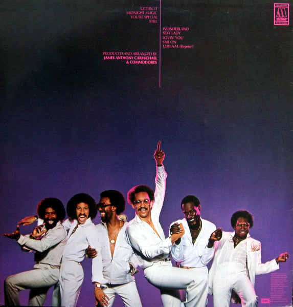 Commodores - Midnight Magic (LP) Vinyl LP Vinyl Zeer Goed / Hoesje Goed "VINYLSINGLES.NL"