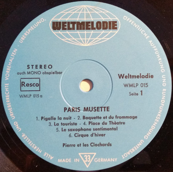 Pierre Et Les Clochards – Paris Musette (LP) 41347