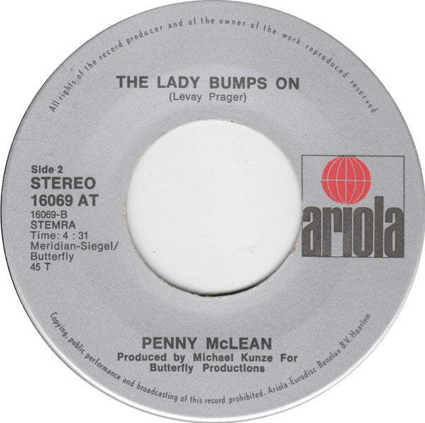 Penny McLean - Lady Bump 38728 Vinyl Singles Vinyl Goed / Hoes Generic