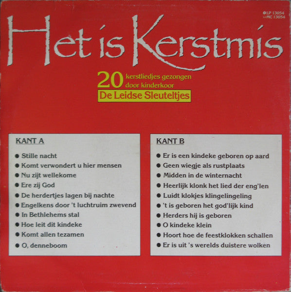 Leidse Sleuteltjes - Het Is Kerstmis (LP) 42835 Vinyl LP Vinyl Goed / Hoes Goed