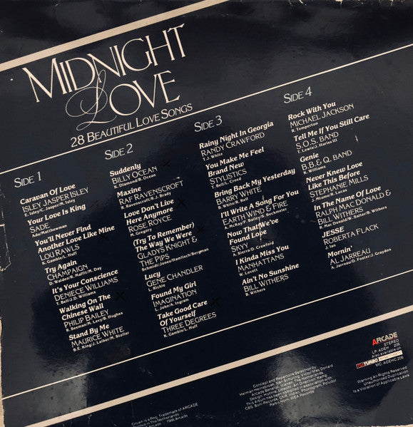 Various – Midnight Love (28 wunderschöne Liebeslieder) (LP)