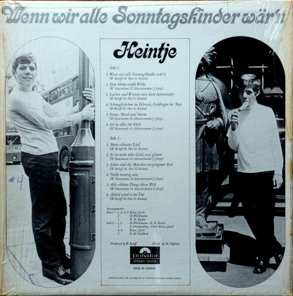 Heintje - Wenn Wir Alle Sonntagskinder Wär'n (LP) 51309