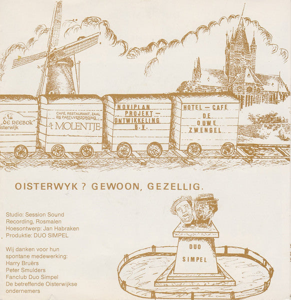 Duo Simpel - 't Spoorke Van Oisterwijk 40474 Vinyl Singles Vinyl Goed / Hoes Goed