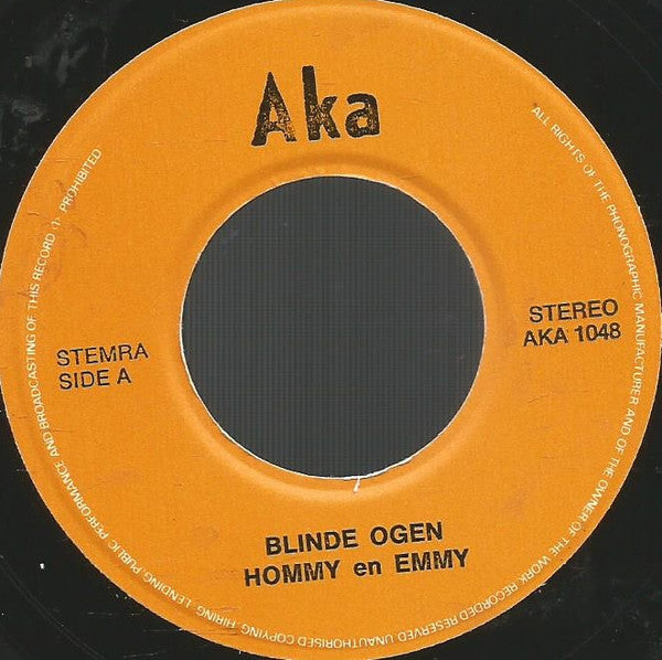 Hommy & Emmy - Jantje Aan De Telefoon 14928 Vinyl Singles Vinyl Goed / Hoes Goed