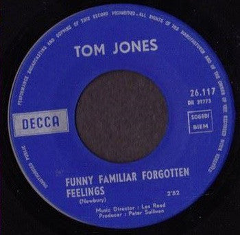 Tom Jones - Lustige, vertraute, vergessene Gefühle 33183