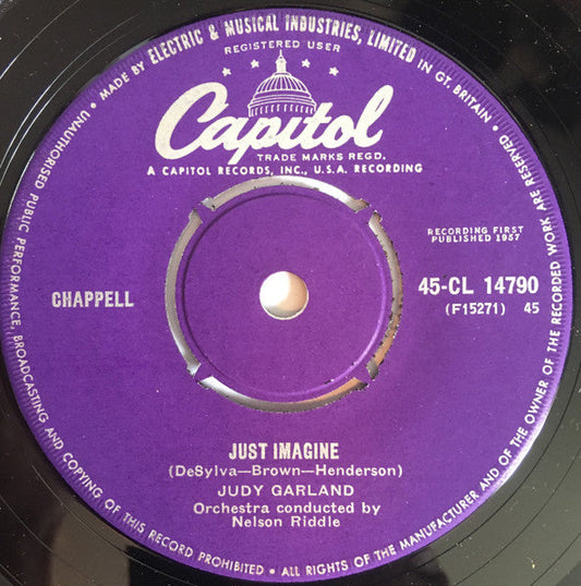 Judy Garland - Just Imagine 33074 Vinyl Singles Vinyl Goed / Hoes Generic