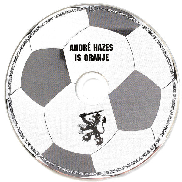 André Hazes - André Hazes Is Oranje (CD) Compact Disc Vinyl Goed / Hoes Goed