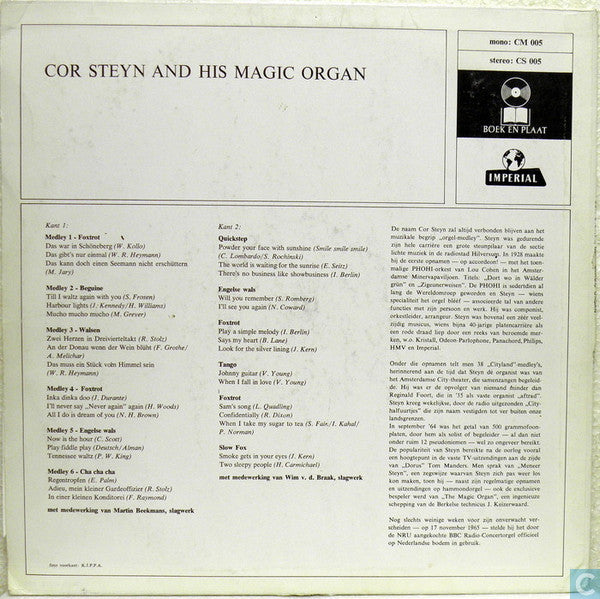 Cor Steyn - Cor Steyn (LP) 41718