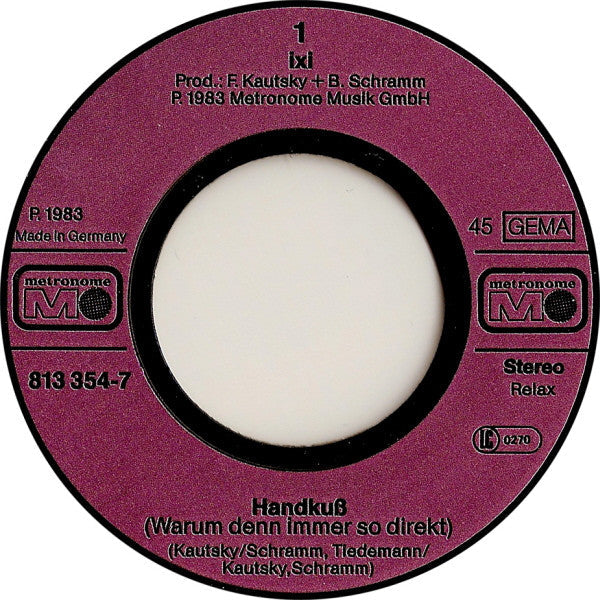 Ixi - Handkuss 13356 Vinyl Singles Vinyl Goed / Hoes Goed