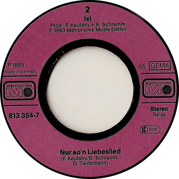 Ixi - Handkuss 13356 Vinyl Singles Vinyl Goed / Hoes Goed