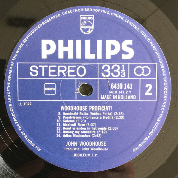 John Woodhouse – Woodhouse, herzlichen Glückwunsch! (LP) 40852