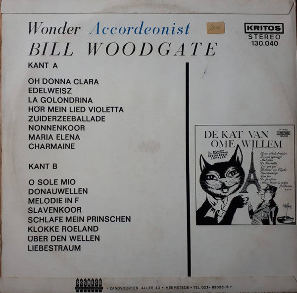 Bill Woodgate - Wonder Accodeonist (LP) Vinyl LP Vinyl Zeer Goed / Hoesje Goed "VINYLSINGLES.NL"