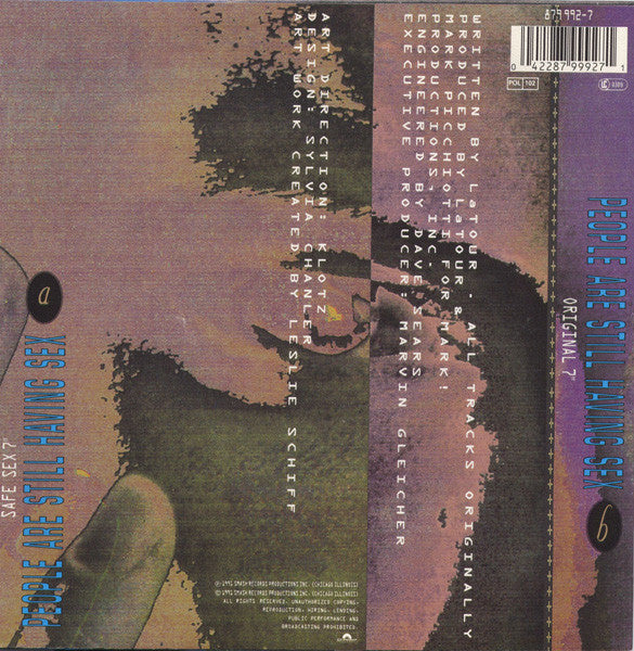 LaTOUR - People Are Still Having Sex 12616 Vinyl Singles Vinyl Goed / Hoes Goed