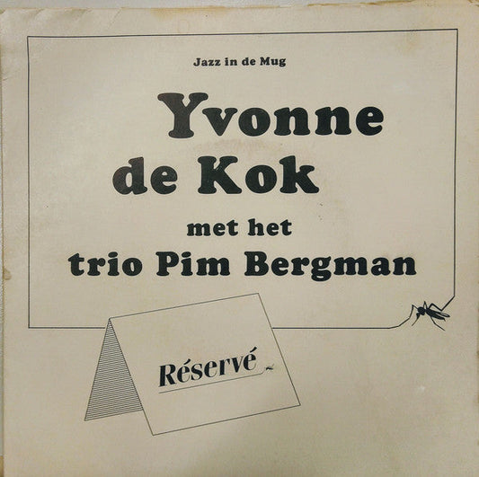 Yvonne De Kok, Trio Pim Bergman - Jazz In The Mug (33 ⅓ RPM) 11277 Vinyl Singles Vinyl Goed / Hoes Goed