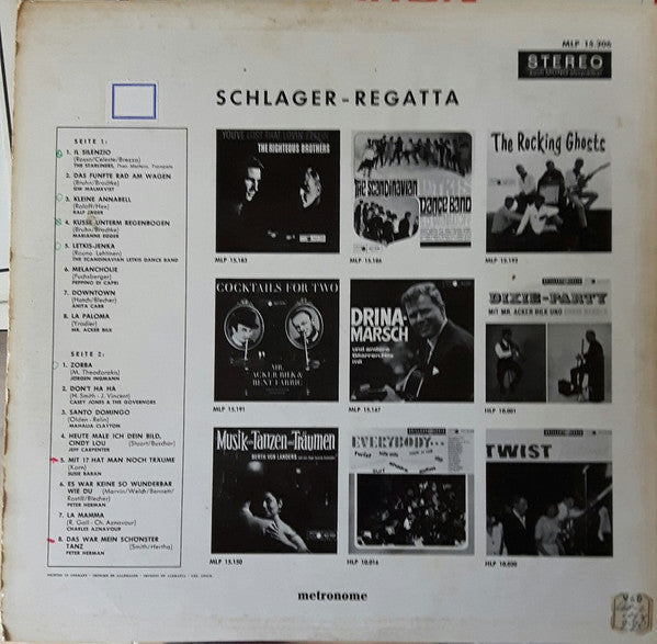 Various - Schlager-Regatta (LP) 41971 Vinyl LP Vinyl Goed / Hoes Goed