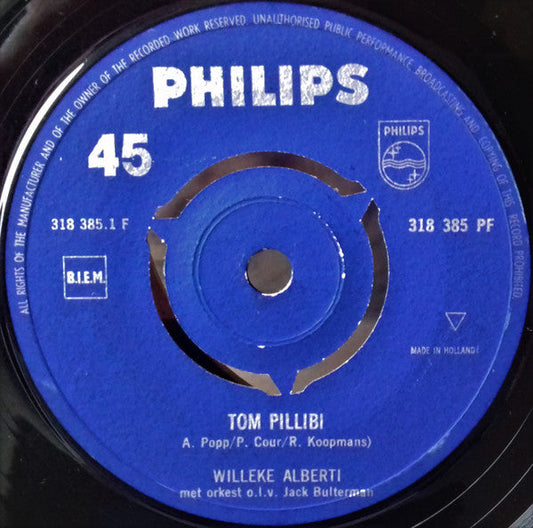 Willeke Alberti - Tom Pillibi 23084 Vinyl Singles Vinyl Goed / Hoes Goed