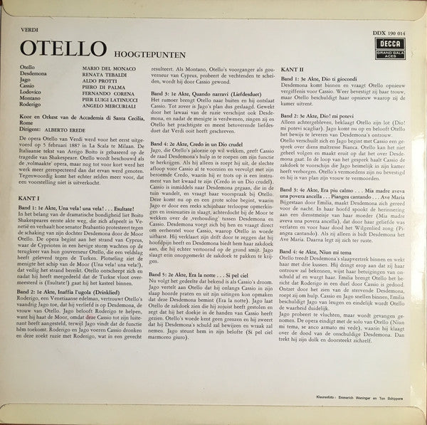 Verdi - Otello (Highlights) (LP) 42241