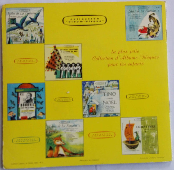 Berthe Bovy, Georges Chamarat - Falbes De La Fontaine N°* Vinyl Singles Vinyl Zeer Goed / Hoesje Goed "VINYLSINGLES.NL"