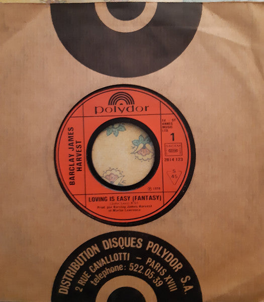 Barclay James Harvest - Loving Is Easy (Fantasy) 39231 Vinyl Singles Vinyl Goed / Hoes Generic
