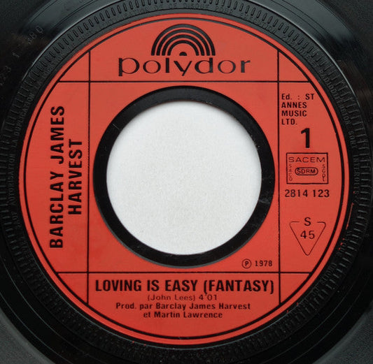 Barclay James Harvest - Loving Is Easy (Fantasy) 39231 Vinyl Singles Vinyl Goed / Hoes Generic